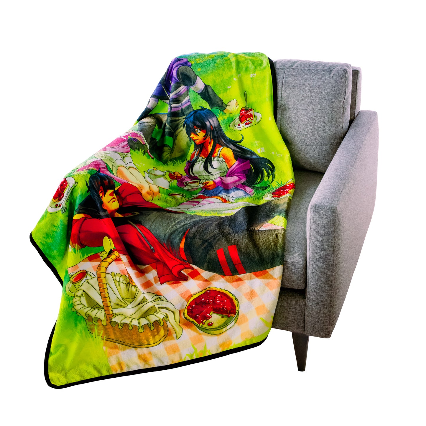 Aphmau & Friends Picnic Fleece Blanket