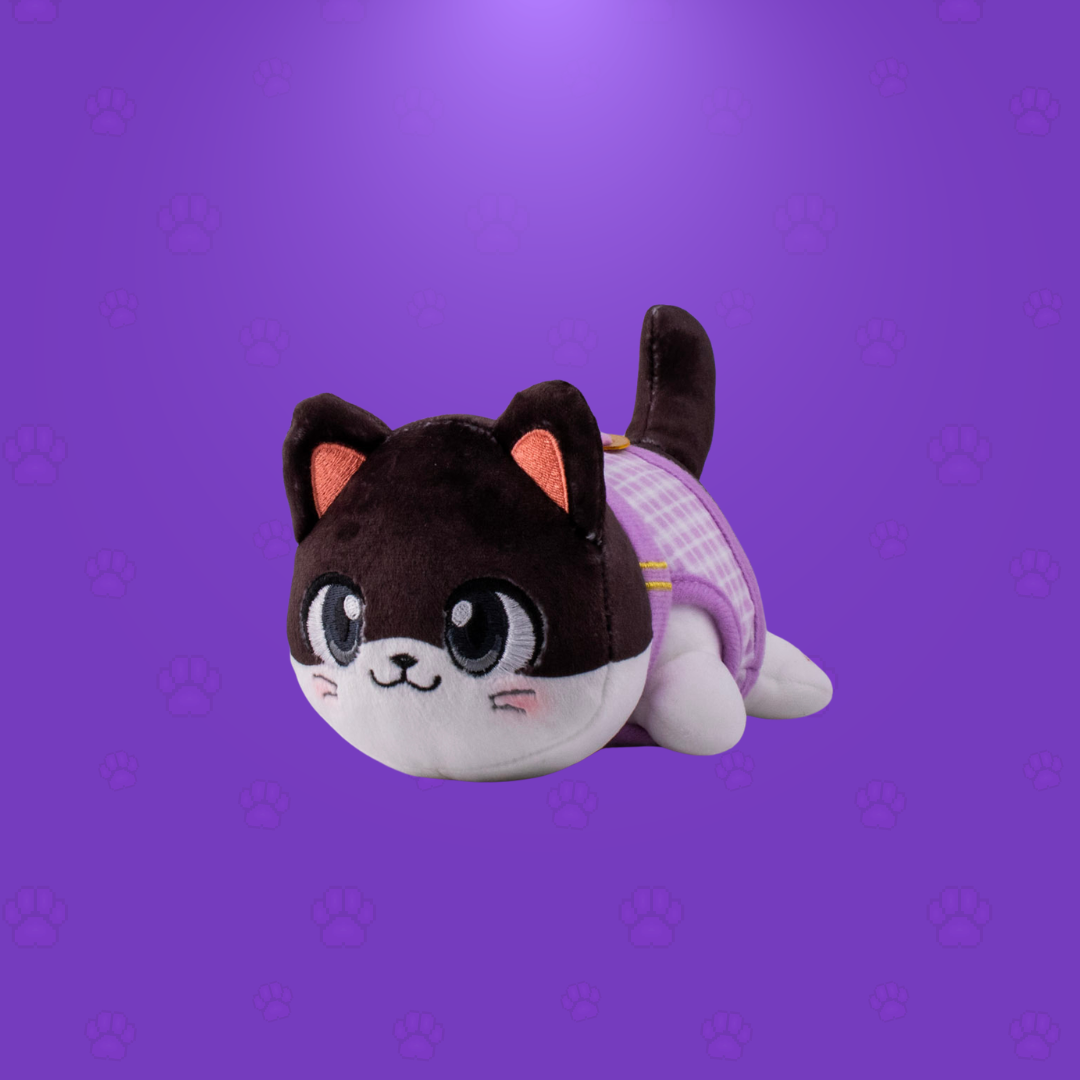 6” Tuxedo Cat Plush