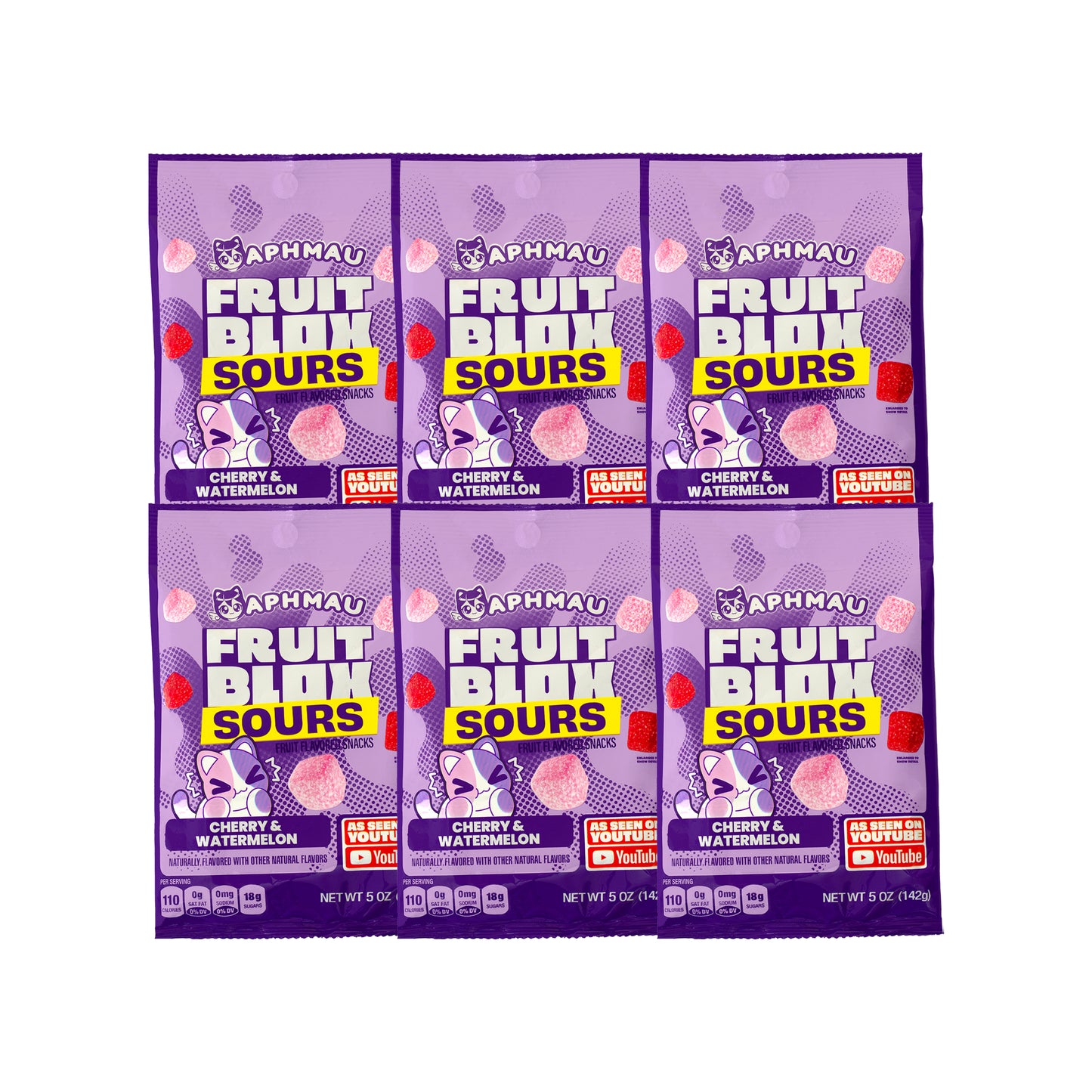 Aphmau FruitBlox Sours 6-Pack Bundle