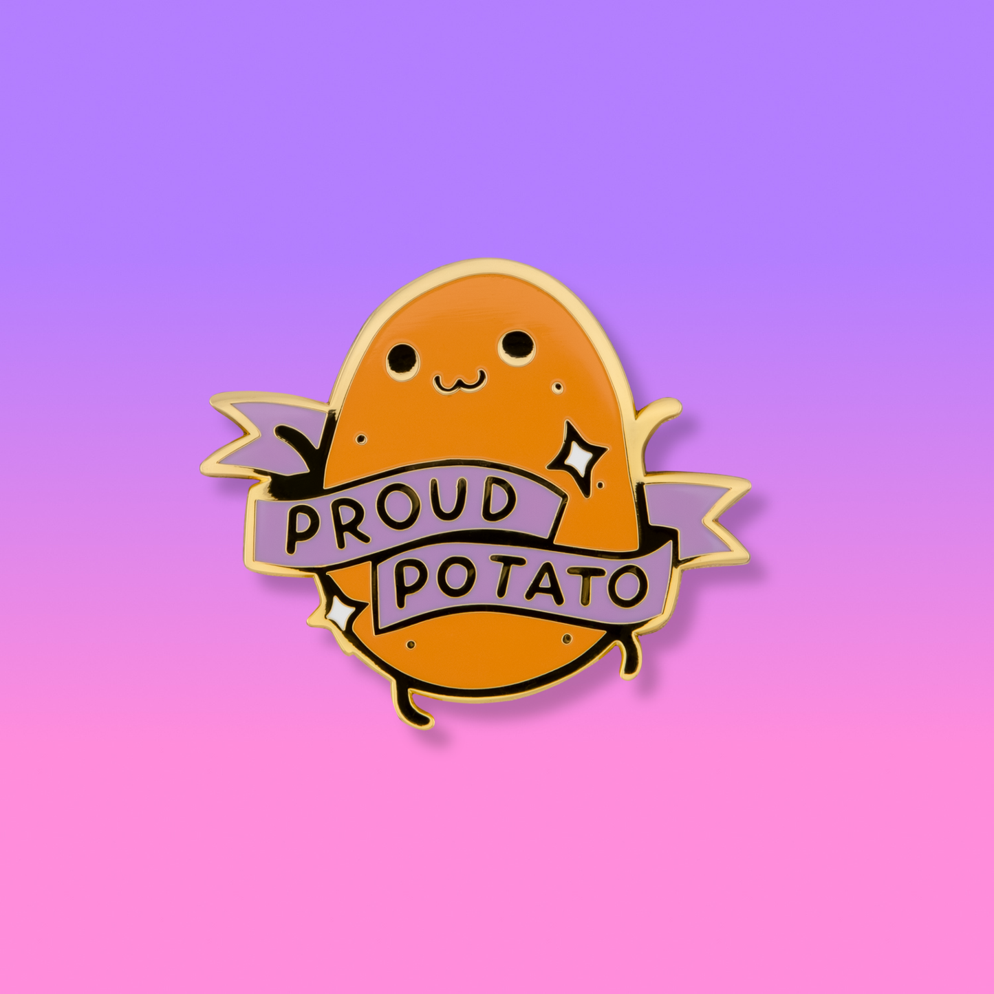 Proud Potato Enamel Pin