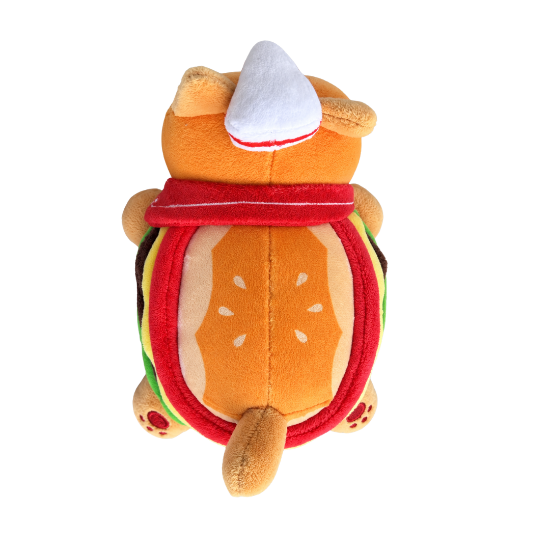 6" Cheeseburger Cat Plush