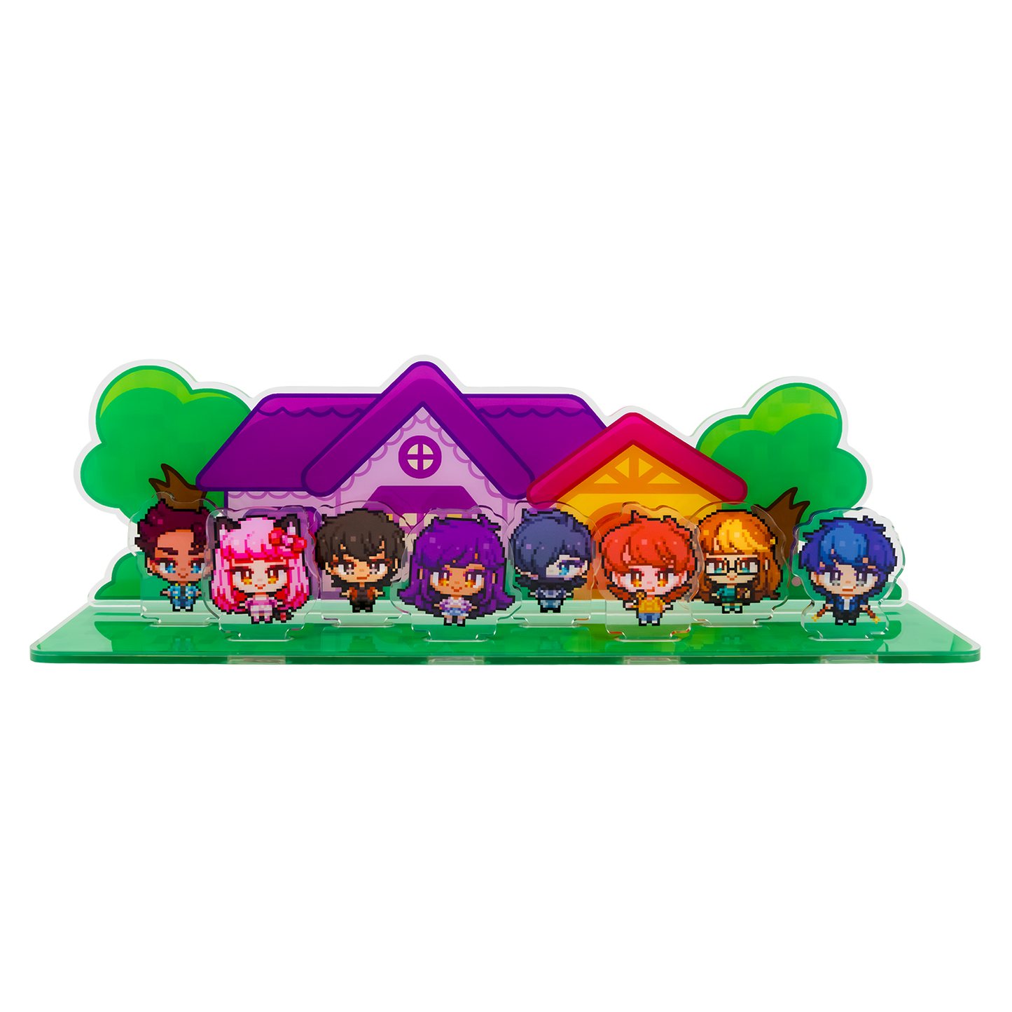 Aphmau & Friends Pixel Standee & Sticker Pack Bundle