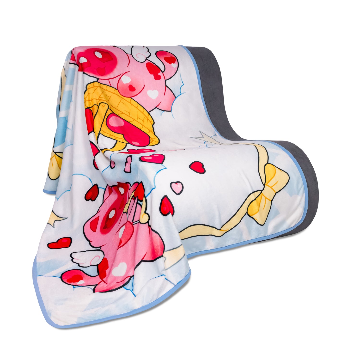 Cupid Cat Fleece Blanket