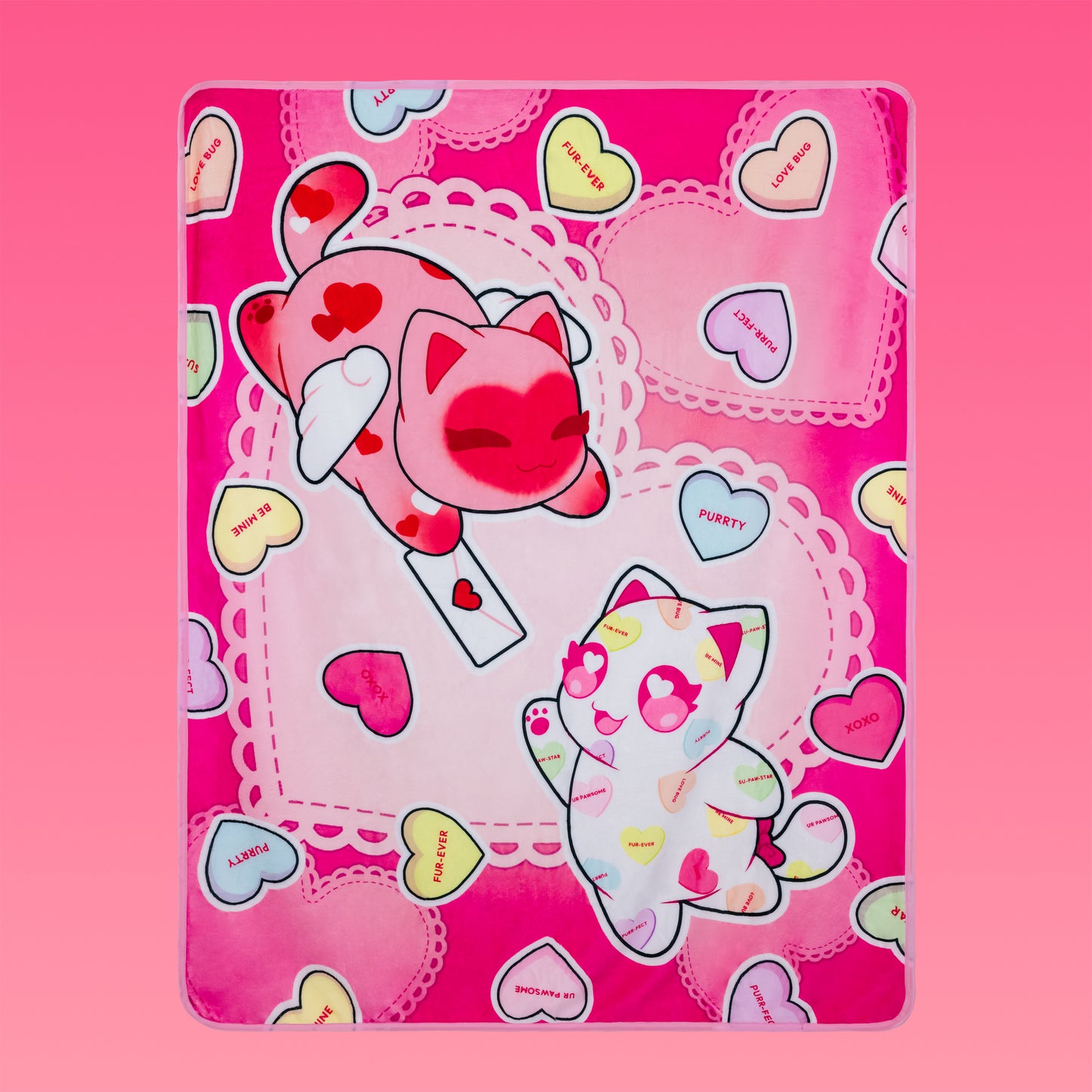 Love Letter Fleece Blanket
