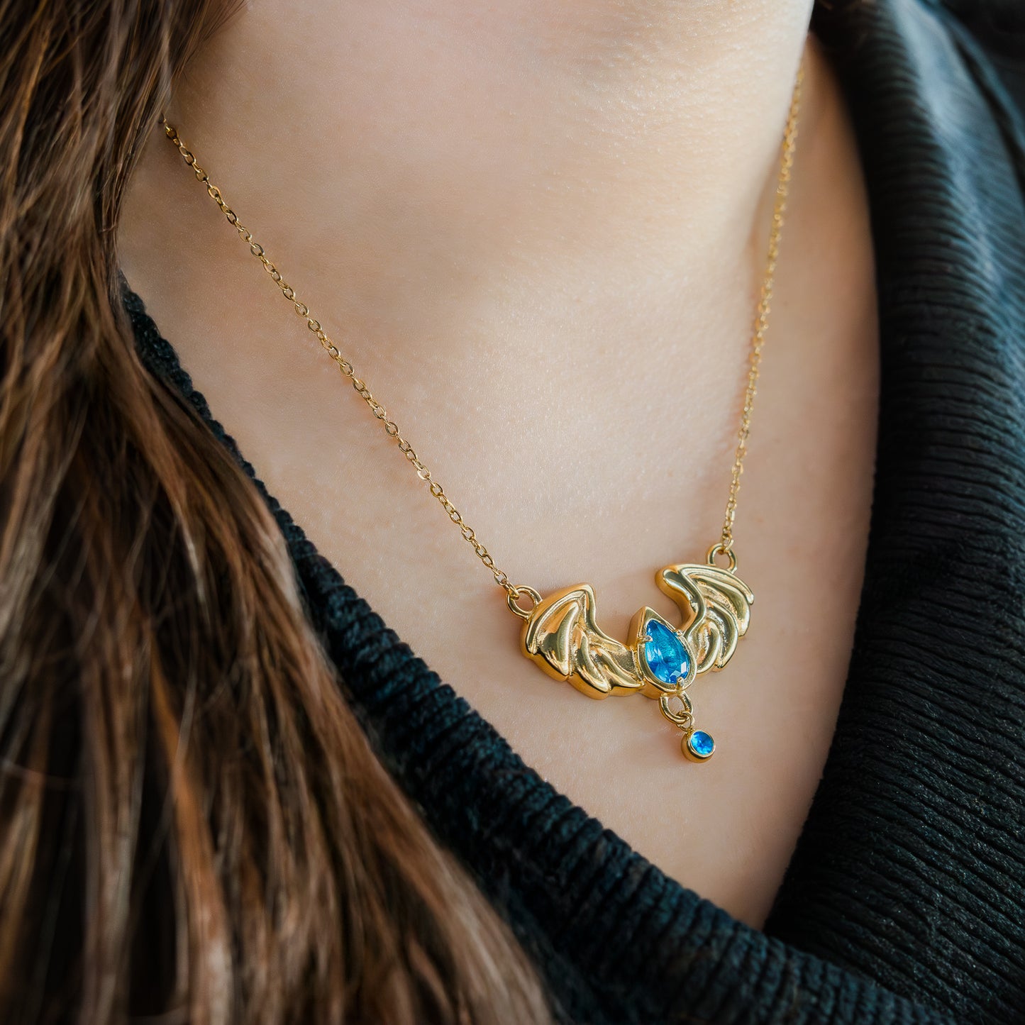 Phoenix Necklace & Earring Set