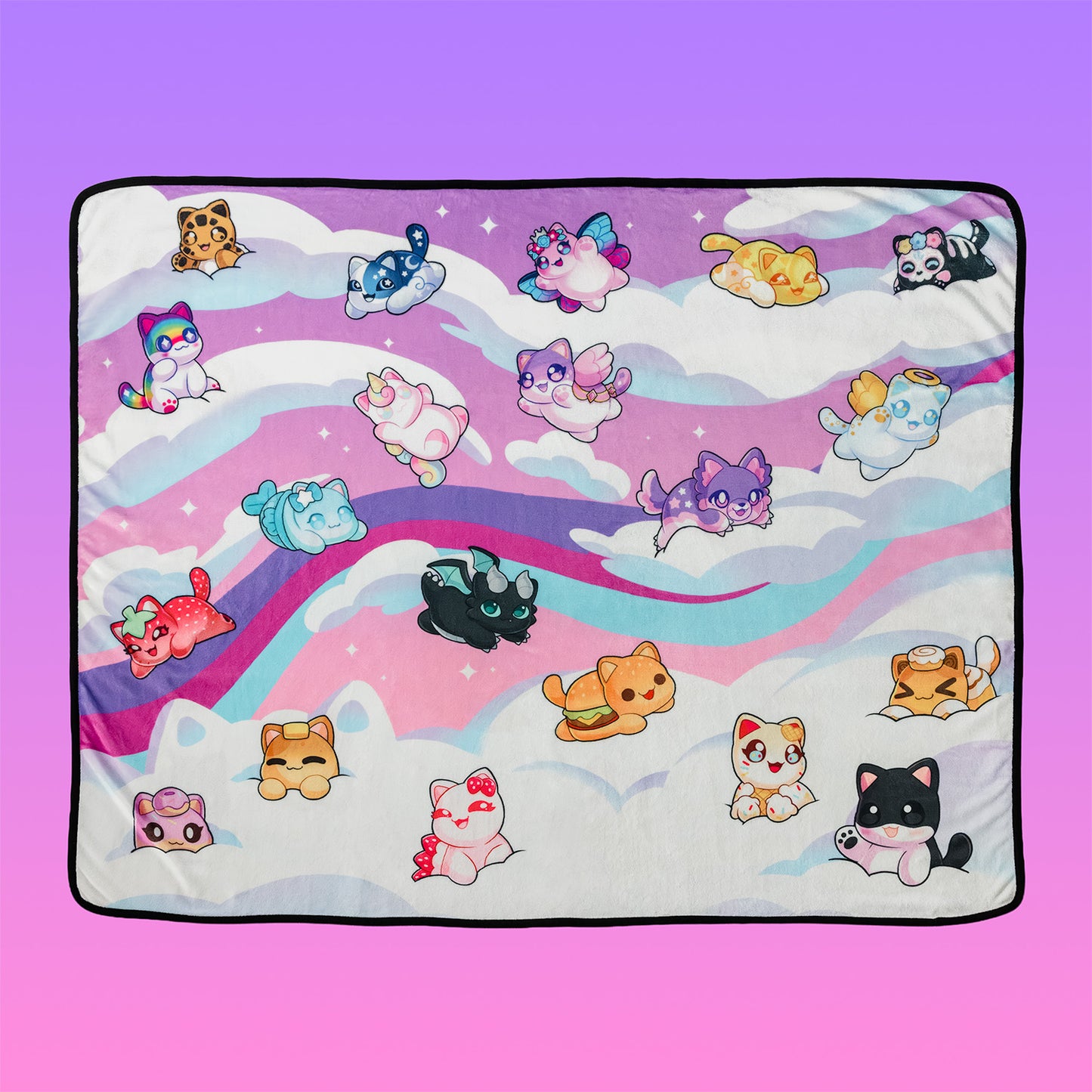 Dreamy Skies MeeMeow Fleece Blanket