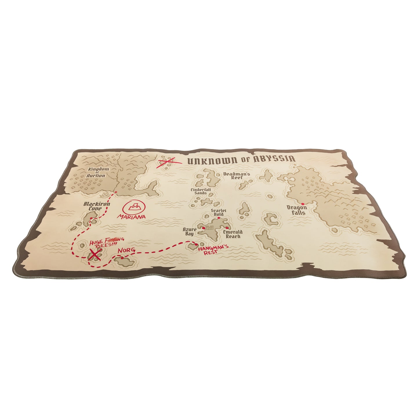 Mermaid Tales Map Desktop Mousepad Mat