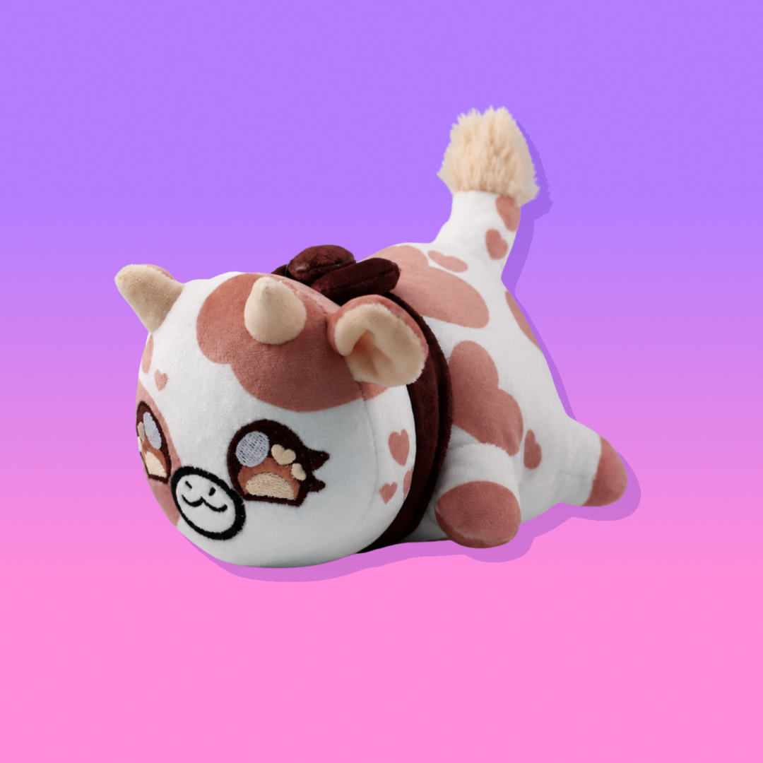 6” Chocolate Milk Cow Plush