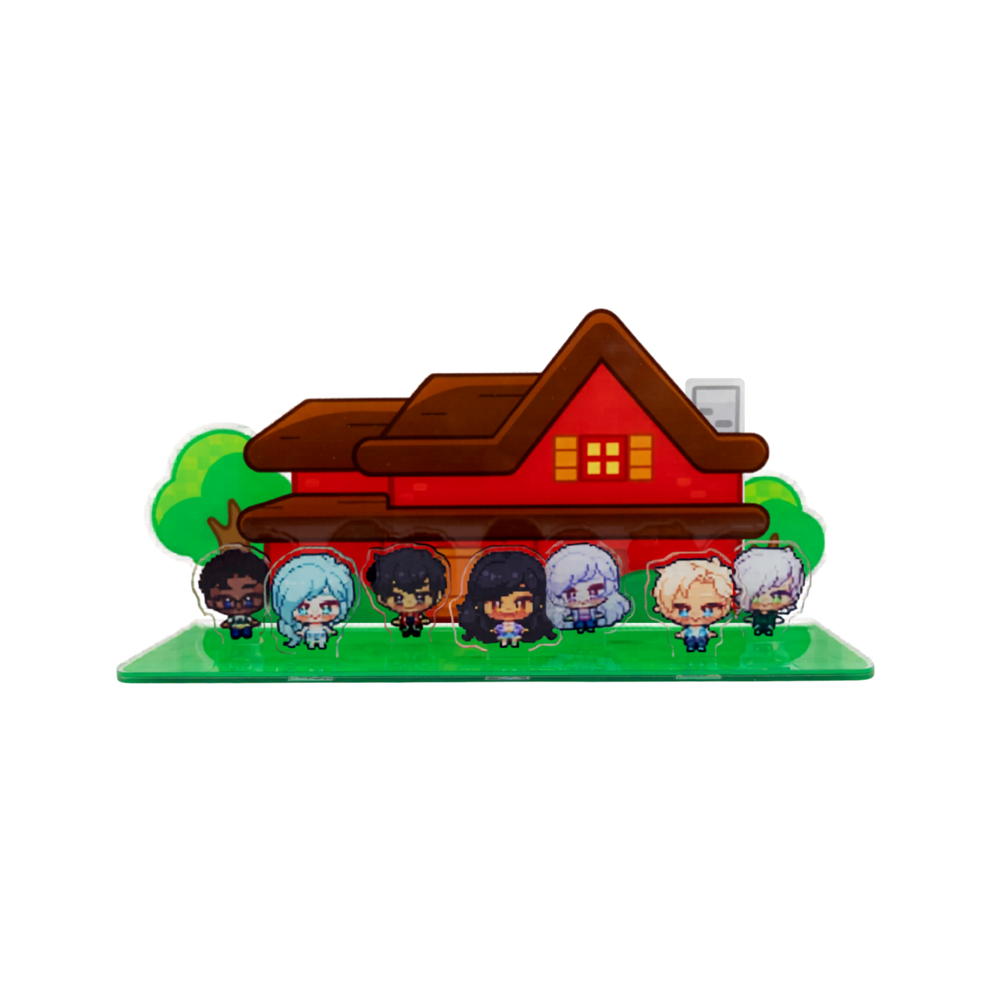 Aaron’s House Pixel Standee & Sticker Pack Bundle