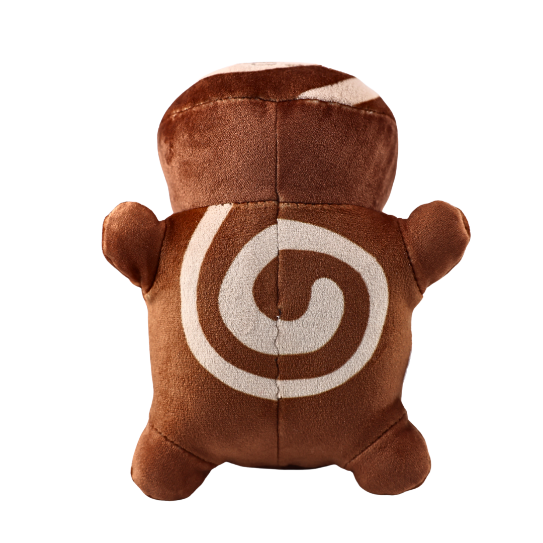6" Chocolate Swirl Cake Cat Plush