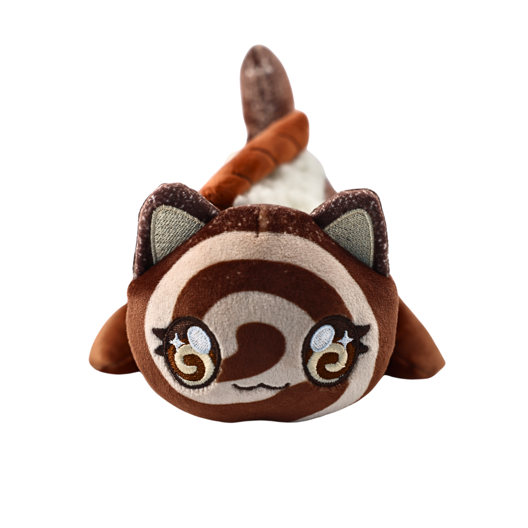 6" Chocolate Swirl Cake Cat Plush