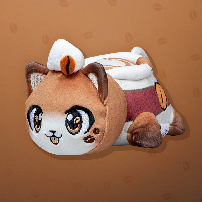 6" National Coffee Day Cat Plush