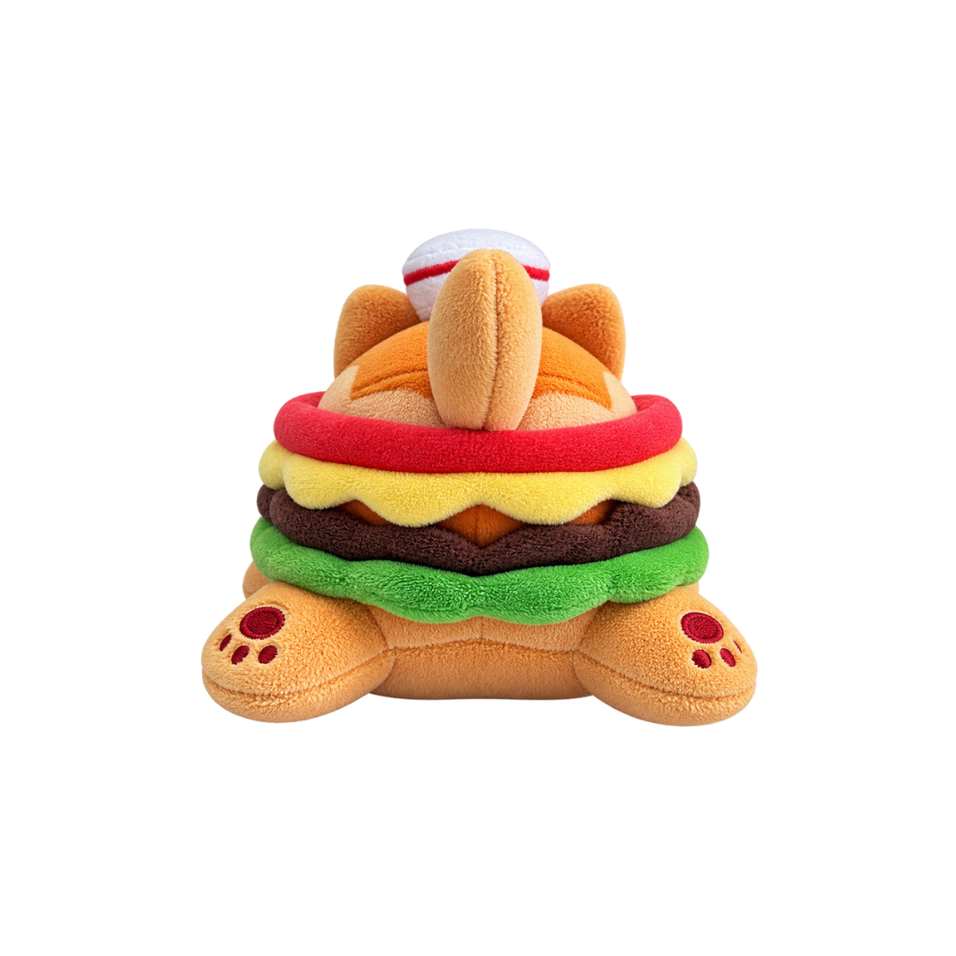 6" Cheeseburger Cat Plush
