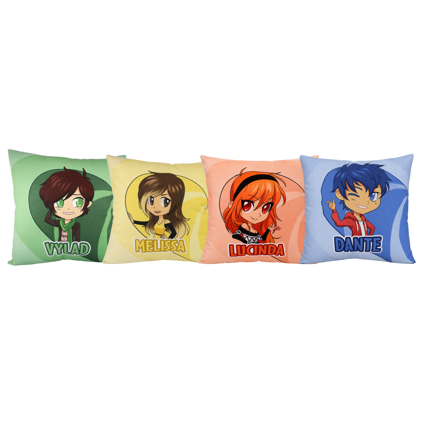 4-Piece Character Pillow Bundle