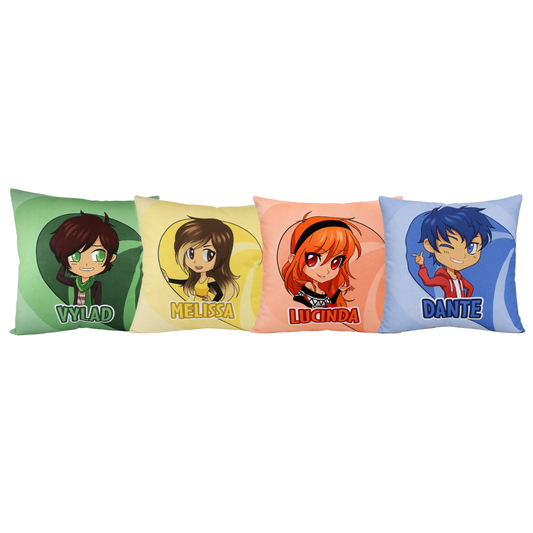 4-Piece Character Pillow Bundle