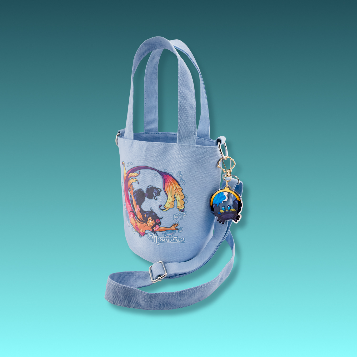 Mermaid Tales Tote Bag & Keychain Bundle