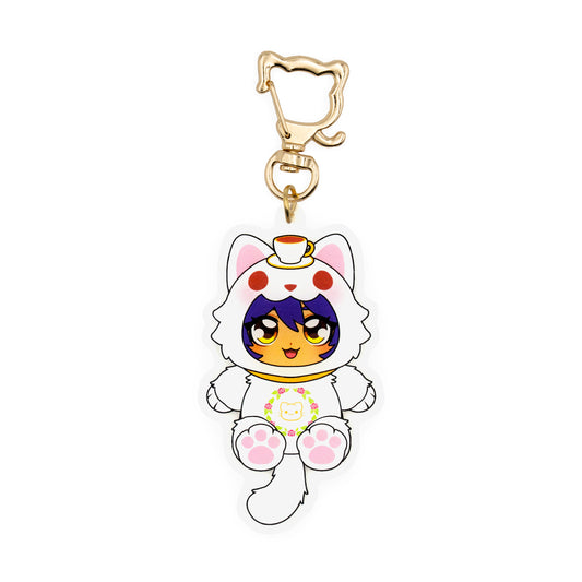 Aphmau Tea Cat Keychain