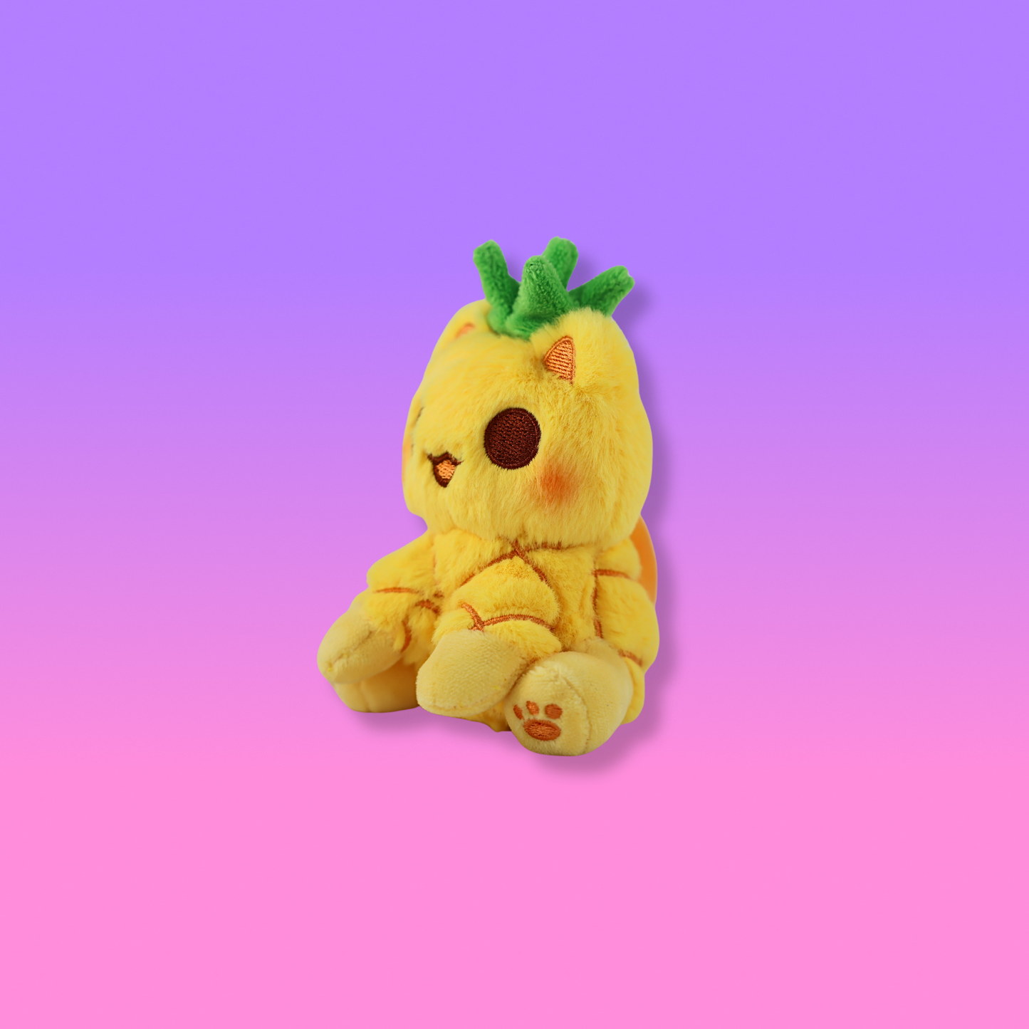 Pineapple Cat Mini MeeMeow Shoulder Pet Plush