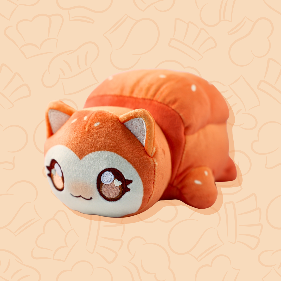 6" Bread Loaf Cat Plush