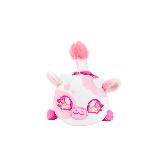Peluche de vaca lechera de fresa de 6"