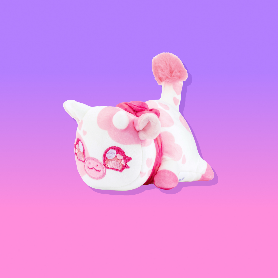 Strawberry Mælk Ko Mini Plys