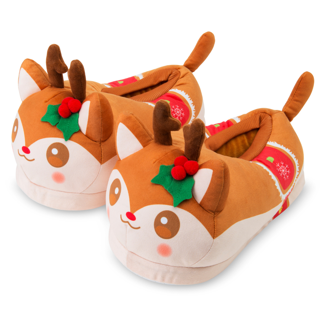 Reindeer Cat Slippers