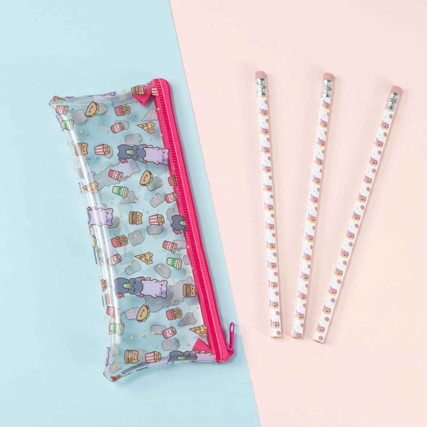 Snack Time Pencil Pouch Set